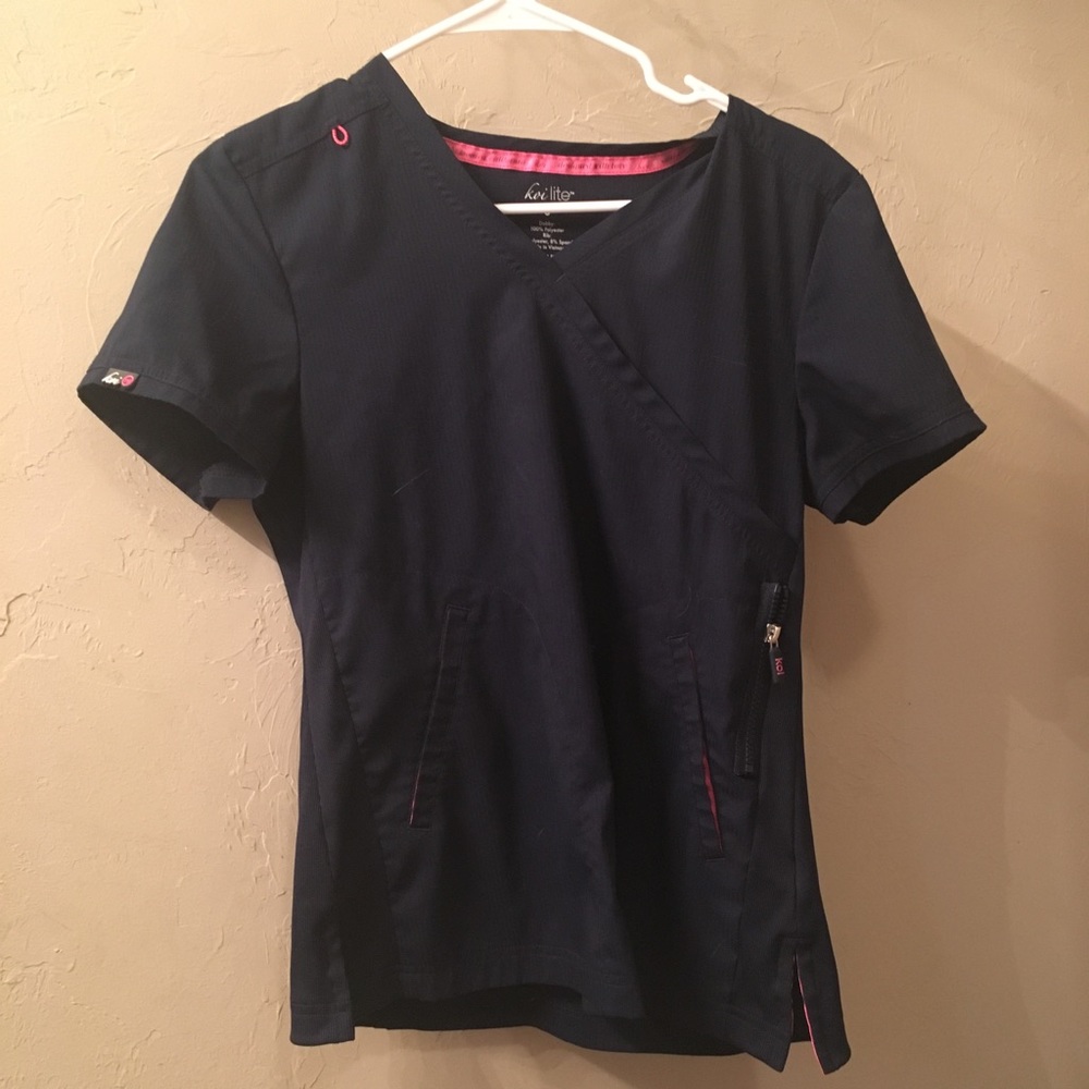 Koi scrub set navy blue